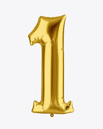 ✓ free for commercial use ✓ high quality images. Number 1 Foil Balloon Psd Mockup