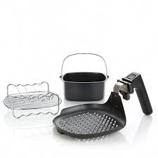 Philips Airfryer Accessory Bundle With Grilling Pan Baking Pan And Double Laye 8090760 Hsn Philips Airfryer Accessories Baking Accessories Air Fryer Recipes Easy