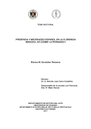 PDF) Presencia y mecenazgo español en la Florencia medicea: de Cosme I a  Fernando I