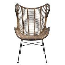 fauteuil jasmine rotan metaal bruin rotan stoelen fauteuil rotan fauteuil