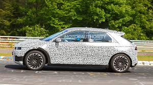 Hyundai has unveiled the striking ioniq 5 production ev crossover that's closely based on the 45, right down to the diagonal. 2022 Hyundai Ioniq 5 Spy Shots And Video