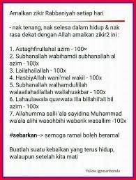 Zikir Rabbaniyah Hidup