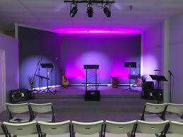 Stage Lighting Installation At Grace Community Church In Berea Kentucky Platinum Audio Visual