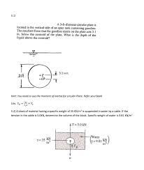 It can be placed between two pillars. A 3 Ft Diameter Circular Plate Is Located In The Chegg Com