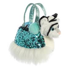 Club penguin plush unboxing:bundle of 20!!! Aurora Fancy Pals 7 Shimmers White Tiger Carrier Aurora World
