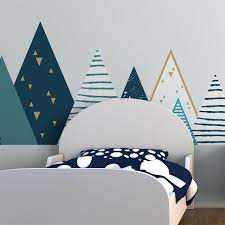 stickers enfant montagnes scandinaves tipika deco chambre petit garcon deco chambre enfant idee deco chambre bebe