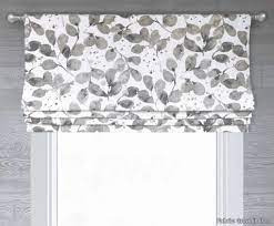 Sew the bottom seam of your faux roman. Grove Modern Garden Leaf Faux Roman Shade Valance