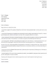 Data Entry Clerk Cover Letter Example Icover Org Uk
