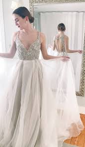 Beaded Top White Long Bridal Gown With Backless Long Prom Gowns Long Bridal Gown Prom Gown