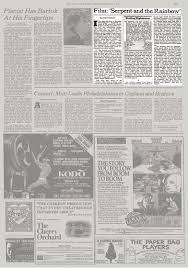 There are no reviews yet. Film Serpent And The Rainbow The New York Times