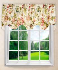 Check spelling or type a new query. Amazon Com Ellis Curtain Brissac Lined Scallop Valance 70 X 17 Red Home Kitchen