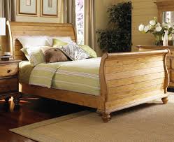 Awesome King Sleigh Bed Traditional Design With Nightstand Pine Bedroom Furniture Bedroom Furniture Sets Cream Bedroom Furniture