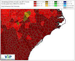 Average date of first frost (fall) october 15. Frost Freeze Maps