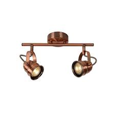 name 110mm ceiling rose +cable wire + e27 lamp holder. Lucide 77974 10 17 Cigal Cottage Rectangle Metal Copper Ceiling Spotlight Ideas4lighting