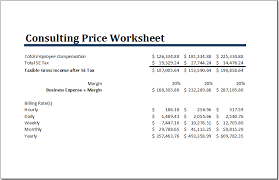 Ms Excel Consulting Price Worksheet Template Everyday Word Excel Templates Worksheet Template Excel Templates Word Template