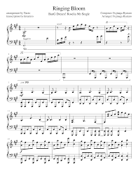 Maybe you would like to learn more about one of these? Ringing Bloom Bang Dream Roselia 9th Single Piano Cover Sheet Music For Piano Solo Musescore Com