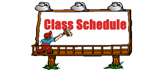 Image result for class schedule