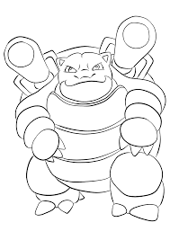 Pokémon are grouped into 18 types based on their characteristics. Blastoise No 09 Pokemon Generation I All Pokemon Coloring Pages Kids Coloring Pages