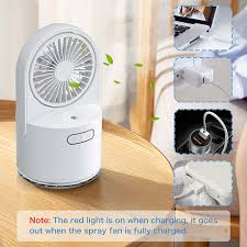 Lasko 7050 misto outdoor misting fan. Buy Aasonida Table Misting Fan Usb Rechargeable Personal Cooling Mister Fan With 300ml Large Water Tank And 7 Colorful Nightlight Water Spray Mist Fan For Camping Outdoors Office Online In Italy B093k61nwg