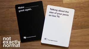 The person who most recently pooped begins as happy ending: What Does Cards Against Humanity Say About Humanity Youtube