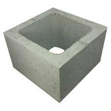 I would not have used clear stone under the block as it doesn't compact properly and doesn't look like you have any drainage for the water. 30 02 National Masonry Grey Concrete Block 300mm 3 4 Length Block 300 Pier Darling Downs Brick Sales
