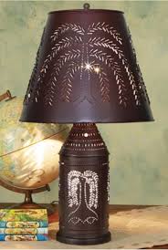 Paint and remove the tape for clean polka dots over the surface! Park Designs Black Star Punched Tin 12 Lamp Shade Lamp Shades Lamps Shades Ohmychalk Com