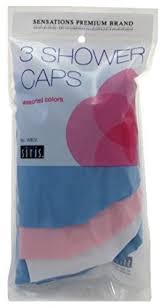Siris 3 Shower Caps Assorted Colors Visit The Image Link More Details This Is An Affiliate Link Ba Shower Caps Bath Shower Combination Bath Shower Doors