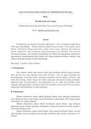 Sementara kontribusi praktis, bahwa psikolinguistik dapat diaktualisasikan dalam. Pdf Asas Legalitas Dalam Hukum Administrasi Negara Oleh Hanifah Syafira Br Sinaga 07011281823106