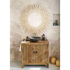 Meuble Bas De Salle De Bain 1 Vasque En Orme Recycle Vieilli Lotus Maisons Du Monde Muebles De Lavabo Muebles Bajo Lavabo Banos Shabby Chic