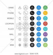 Finally, you will learn how to expand paths and how to create the final business vector icons. Set Business Card Vector Photo Free Trial Bigstock
