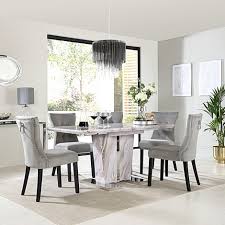 Corona extending brown 4 seater dining set. Extending Dining Sets Dining Tables Chairs Furniture And Choice