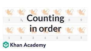 Counting In Order Counting Early Math Khan Academy Youtube