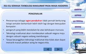Semasa dikemaskini 3 jam yang lalu · diterbitkan pada 08 may 2021 10:04pm. Isu Semasa Teknologi Maklumat