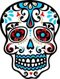 Mexikanischer Totenschadel Dias De Los Muertos Totenschadel Schadelkunst Zuckerschadel