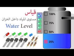 قياس مستوى المياه داخل الخزان وغلق المياه عند المستوى الذي تحدده Simple Water Level Youtube