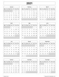 Click the download button on the template page, open the template file in excel, and then edit and save your calendar. Download 2021 Yearly Calendar Mon Start Excel Template Exceldatapro