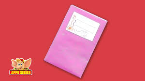 How To Cover A Book With Paper Arts Crafts Youtube