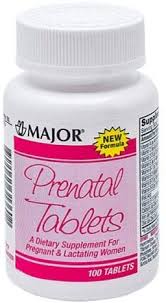 Amazon Com Major Prenatal Vitamins 100 Tabs Health Household