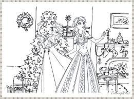 Cute Elsa Anna Christmas Coloring Pages Free For Kids Christmas Colors Christmas Coloring Sheets Coloring Pages