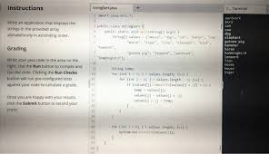 In java, how do you split strings with special characters? Solved Hello How Do I Fix Array Has Not Been Edited Chegg Com