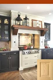 I have never had an open space above my cabinets and always wanted it. Rustic Farmhouse Decor Above Kitchen Cabinets Decoomo