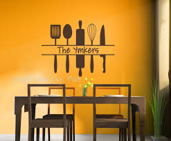 personalized kitchen wall art custom
