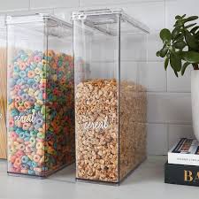 At 17 I Wanted Everything That Was In Store The Home Edit Just Added More Storage Solutions To Their Container Store Collection And We Want Everything In 2020 The Home Edit Container Store Cereal Containers
