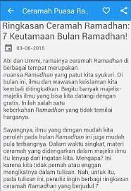 Maybe you would like to learn more about one of these? Ceramah Tentang Ramadhan Ramadhan Day