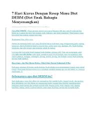 Maybe you would like to learn more about one of these? Menu Diet Detoks 21 Hari