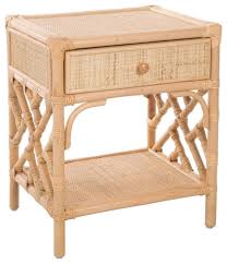 This one from milano is the perfect way to store and access your essentials without having to leave the comfort of your bed. Rattan Chippendale Bedside Table Natural Tropical Nightstands And Bedside Tables By Kouboo Houzz