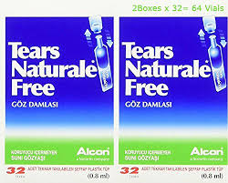 Tears Naturale Free Lubricant Eye Drops Single Use Vials 0 03 Oz 32 Ct 2 Pack Buy Online In Antigua And Barbuda At Antigua Desertcart Com Productid 61426051