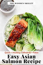 Easy Ginger Sesame Salmon Asian Inspired The Wooden Skillet Recipe In 2020 Salmon Recipes Asian Salmon Recipes Healthy Salmon Recipes