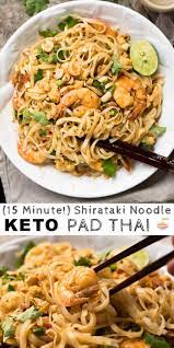 Paleo Keto Pad Thai With Shirataki Noodles Keto Lowcarb Padthai Shirataki Glutenfree Keto Recipes Dinner Keto Diet Recipes Keto Recipes Easy