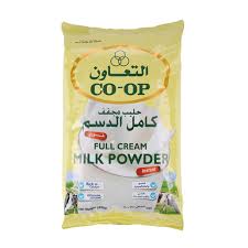 Dairy products , milk powder , full cream milk powder. Coop Full Cream Milk Powder 2 25kg Coop Brands Sharjah Co Operative Society